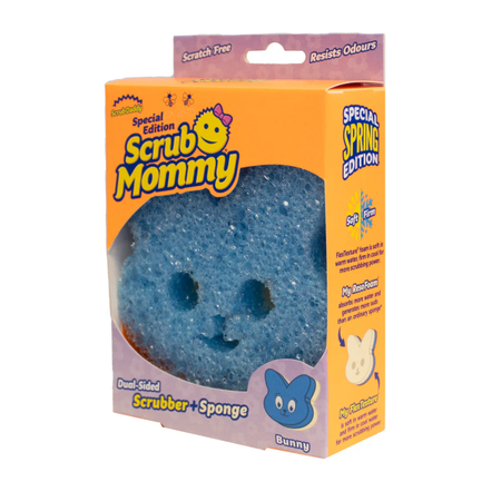 Scrub Mommy Bunny edycja limitowana, wydajna gąbka w kształcie zajączka