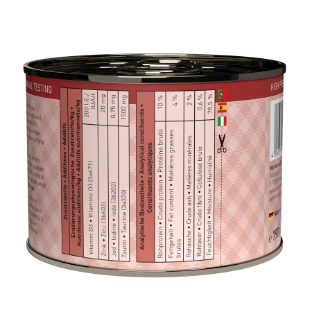 Catz Finefood Ragout No 603-  gęś z indykiem z brokułami i gruszką 180g mokra karma dla kota