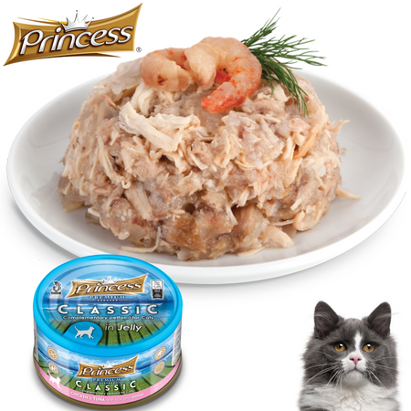 5+1 PROMO Princess 170 gr  Kurczak Tuńczyk Krewetki 