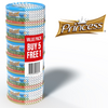 5+1 PROMO Princess Premium Kurczak Tuńczyk Krab 170g 