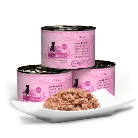 Catz finefood No.19 jagnięcina & konina 200g mokra karma dla kota