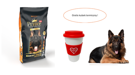 Prince Plus Premium Grain-Free Bezzbożowa Karma dla Psów Średnich 20kg