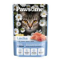 Pawsome light Łosoś 85g saszetka dla kota