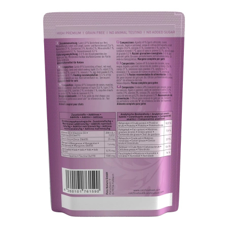 Catz finefood No.11 jagnięcina & królik 85g mokra karma dla kota