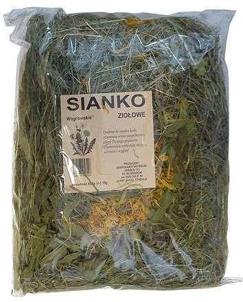 Węgrowskie SIANKO z miętą 400g dla gryzoni i królików