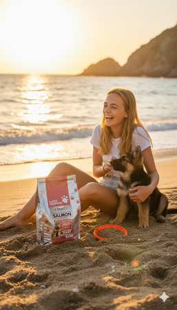 Smart Nature Original Puppy SINGLE PROTEIN  Salmon 2 kg sucha karma dla szczeniąt bez zbóż, z mięsa łososia