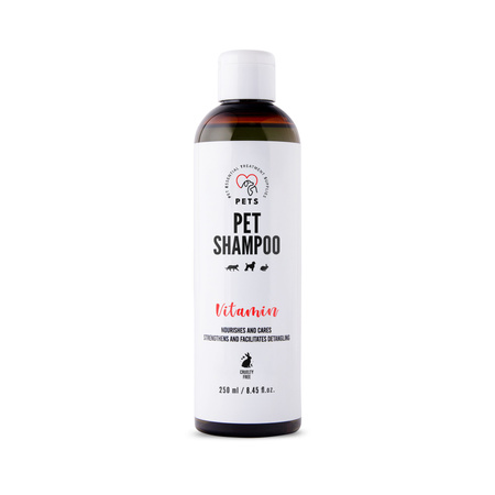 Pets Pet Shampoo Vitamin 250ml Szampon dla zwierząt w domu dla psa i kota