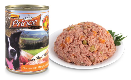 Prince Paleo Kurczak Mango 800g 100% mięsna mokra karma dla psa