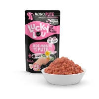 Lucky Lou SuperMono Indyk 125g monobiałkowa karma dla kotów alergików i wrażliwych