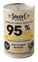 Smart Nature Pure TURKEY 95% MIĘSA Monoproteinowa wysokomięsna karma mokra dla psa