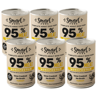 Smart Nature Pure TURKEY 95% MIĘSA Monoproteinowa karma mokra dla psa Pakiet x 6 sztuk