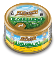 Princess Excellence Kurczak Tuńczyk Ryż 70g karma mokra dla kota