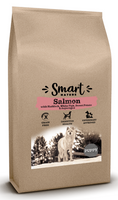 Smart Nature Puppy Skin Coat Fish 2kg  bez zbóż z 60% mięsa łososia z plamiakiem i białych ryb, karma dla szczeniąt