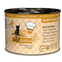 Catz Finefood Ragout No 607- kaczka z kangurem 180g mokra karma dla kota