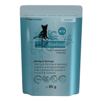 Catz finefood No.13 śledź & krewetki 85g mokra karma dla kota