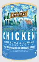 Prince Premium Classic Tuńczyk Kurczak Wodorosty 400 g mokra karma dla psa