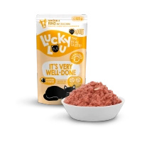 Lucky Lou Lifestage dla kotów sterylizowanych drób i wołowina 125g Saszetka dla kota