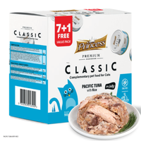 Princess Classic 70g Tuńczyk Pacyficzny 7+1 mokra karma dla kota w galaretce