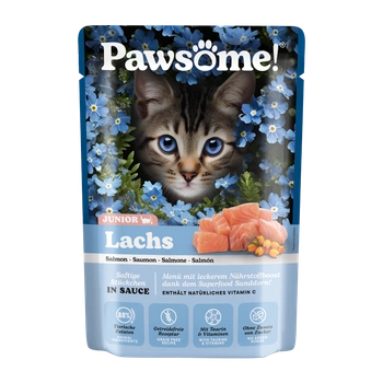Pawsome Junior Łosoś 85g saszetka