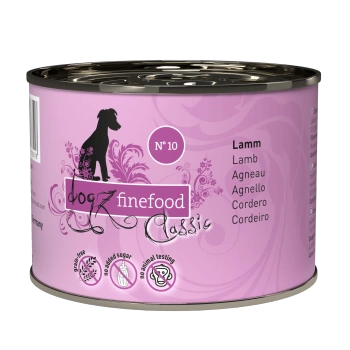 Dogz finefood No.10 jagnięcina 200g mokra karma dla psa