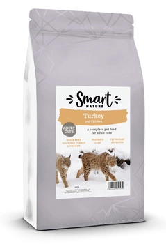 Smart Nature Cat Active Fussy 70% Meat 5kg wysoko białkowa karma dla kotów aktywnych i wybrednych bez zbóż 70% mięsa