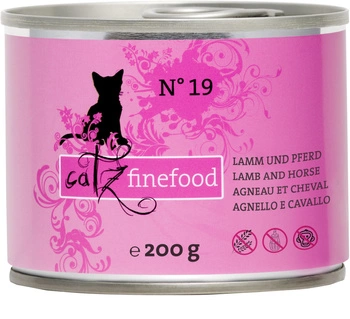 Catz finefood No.19 jagnięcina & konina 200g mokra karma dla kota