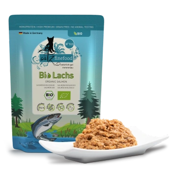 Catz finefood Bio N° 513 Organic Salmon 85g Mokra karma dla kota z Łososia EKO składników