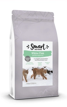 Smart Nature Cat Steriliz. Skin Supp. 100g bez zbóż 70% ryb dla kota Próbka