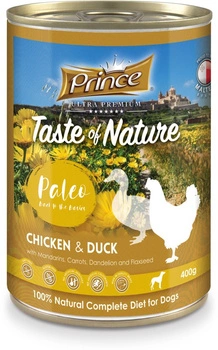 Prince Paleo Kurczak Kaczka Mandarynki 400 g mokra karma dla psa
