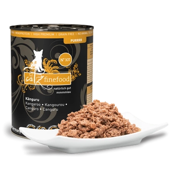 Catz finefood Purrrr No.107 Kangur 400g mokra karma dla kota bez kurczaka