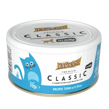 Princess Classic 70g Tuńczyk Pacyficzny mokra karma dla kota w galaretce