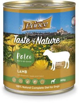 Prince Paleo Jagnięcina Rozmaryn 800g mokra karma dla psa