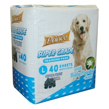 Prince maty absorbujące dla szczeniąt Baby Powder 60x90 40szt.