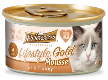 Princess Mus Gold Mousse Indyk 85gr mokra karma dla kota w formie musu