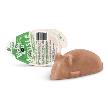 Lucky Lou Mausle Myszka Kiełbasa z wątróbki 28g wyjątkowy monobiałkowy przysmak dla kota