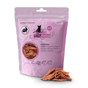 Catz finefood Meatz N° 11 Królik 45g przysmak dla kota 100% suszone mięso