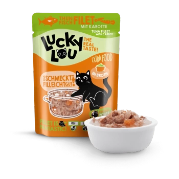 Lucky Lou Extra Food Tuńczyk z marchewką w saszetce 70g