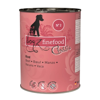 Dogz finefood No.2 wołowina 400g mokra karma dla psa