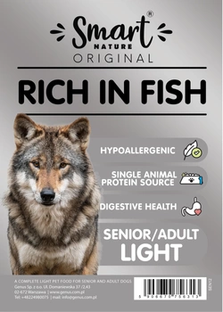Smart Nature Original Senior Fish 2 kg Monobiałkowa karma dla psa