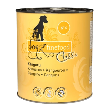 Dogz finefood No.6 kangur 800g Hipoalergiczna karma mokra dla psa z kangura