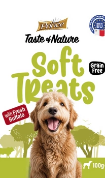 Prince Soft Treats Buffalo 100g miękkie trenerki dla psów z mięsa bawoła