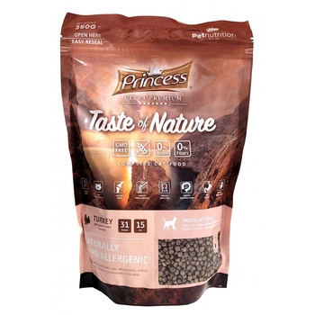 Princess Taste of Nature Indyk 350 gr  sucha karma dla kota z indykiem