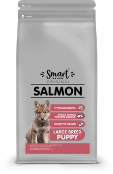Smart Nature Original Puppy SINGLE PROTEIN  Salmon 2 kg sucha karma dla szczeniąt bez zbóż, z mięsa łososia