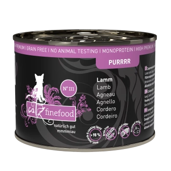 Catz finefood Purrrr No. 111 jagnięcina 200g mokra karma dla kota Hipoalergiczna