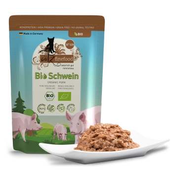 Catz finefood Bio N° 509 Organic Pork 85g Mokra karma dla kota z wieprzowiny EKO składników