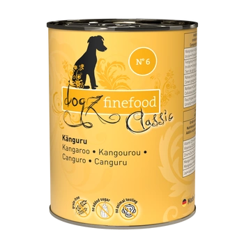 Dogz finefood No.6 kangur 400g mokra karma dla psa