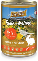 Prince Paleo Premium Królik Bażant Dynia 400g mokra karma dla psa bez kurczaka