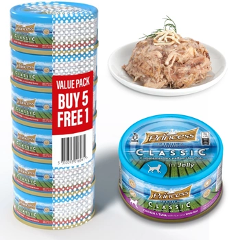 5+1 PROMO Princess Premium Kurczak Tuńczyk Szprocik 170g 